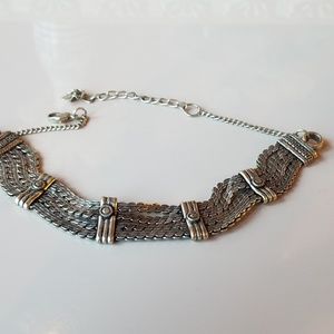 Free People silver choker necklace